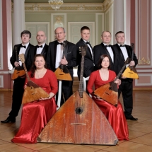 Государственный Русский концертный оркестр Санкт-Петербурга. Группа балалаек